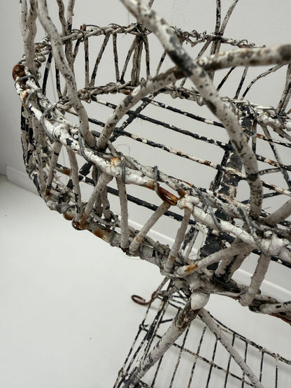 ANTIQUE WIREWORK CONSERVATORY PLANTER