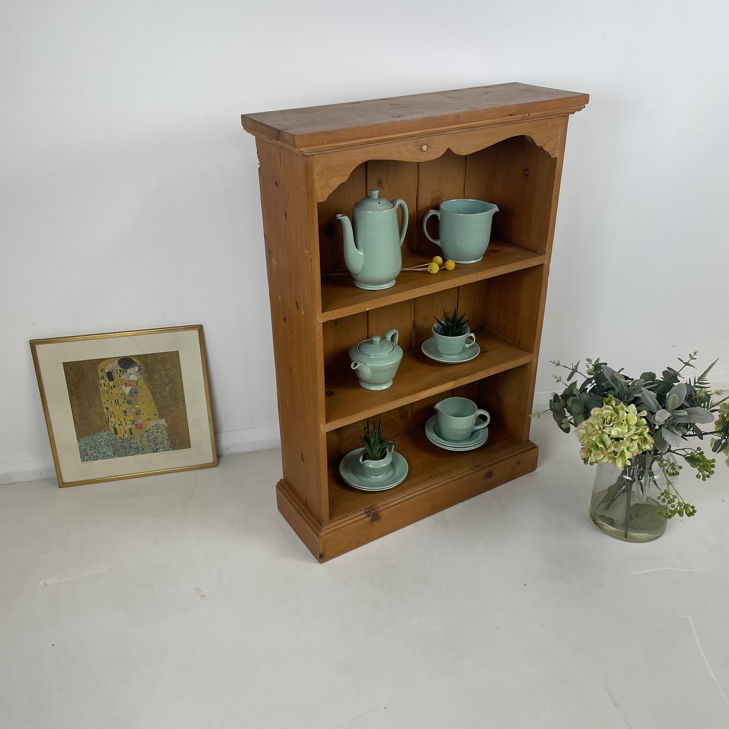 VINTAGE PINE BOOKCASE
