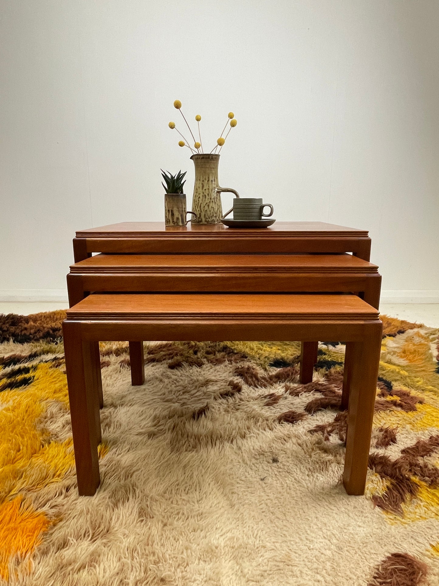 VINTAGE GORDON RUSSELL NEST OF TABLES