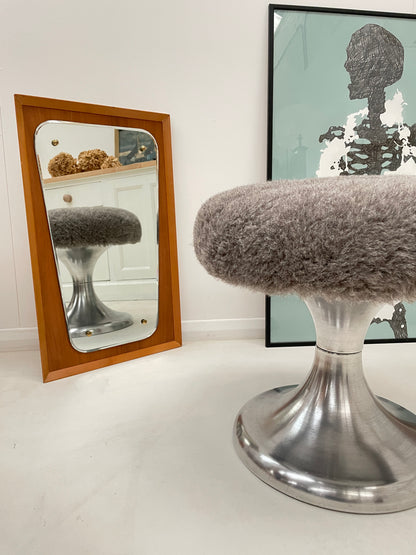 SPACE AGE RETRO BEDROOM STOOL