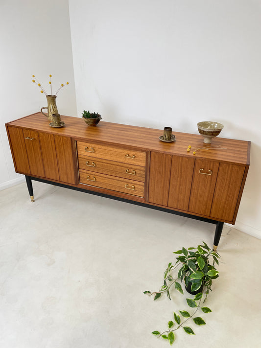 1960s GPLAN TOLA WOOD SIDEBOARD BY E GOMME