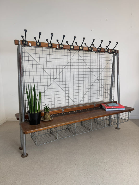 VINTAGE SCHOOL GYM BENCH