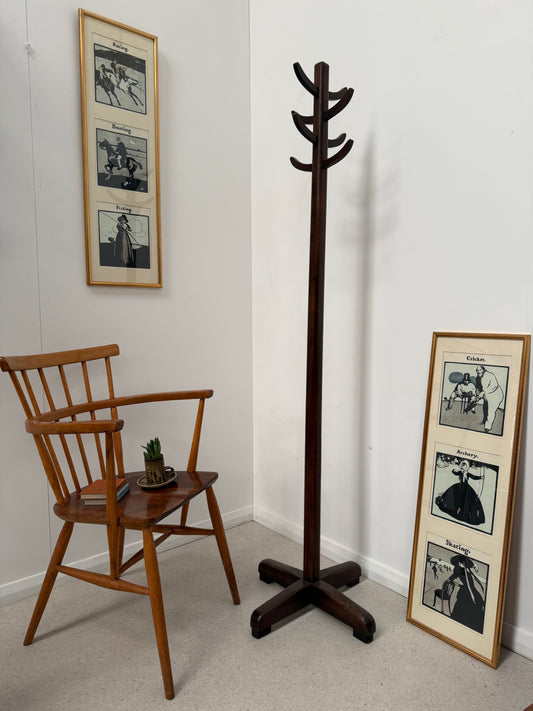 VINTAGE ABBESS 1950s CACTUS COAT STAND