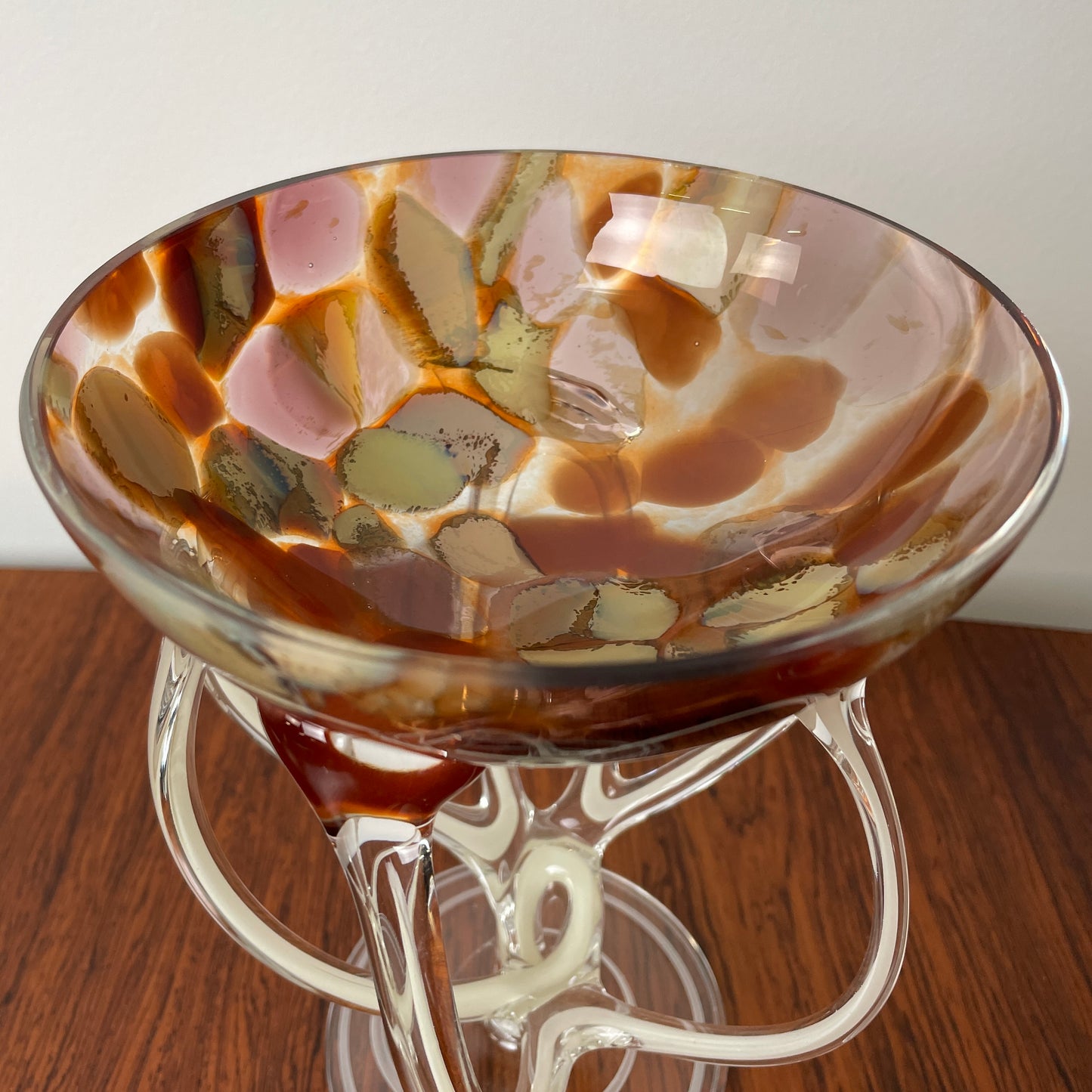 VINTAGE POLISH COMPOTE DISHES BY JOZEF JANKOWSKI