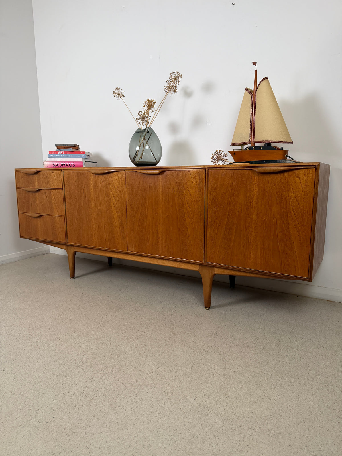 MID-CENTURY TEAK SIDEBOARD / MEDIA UNIT - A H MCINTOSH