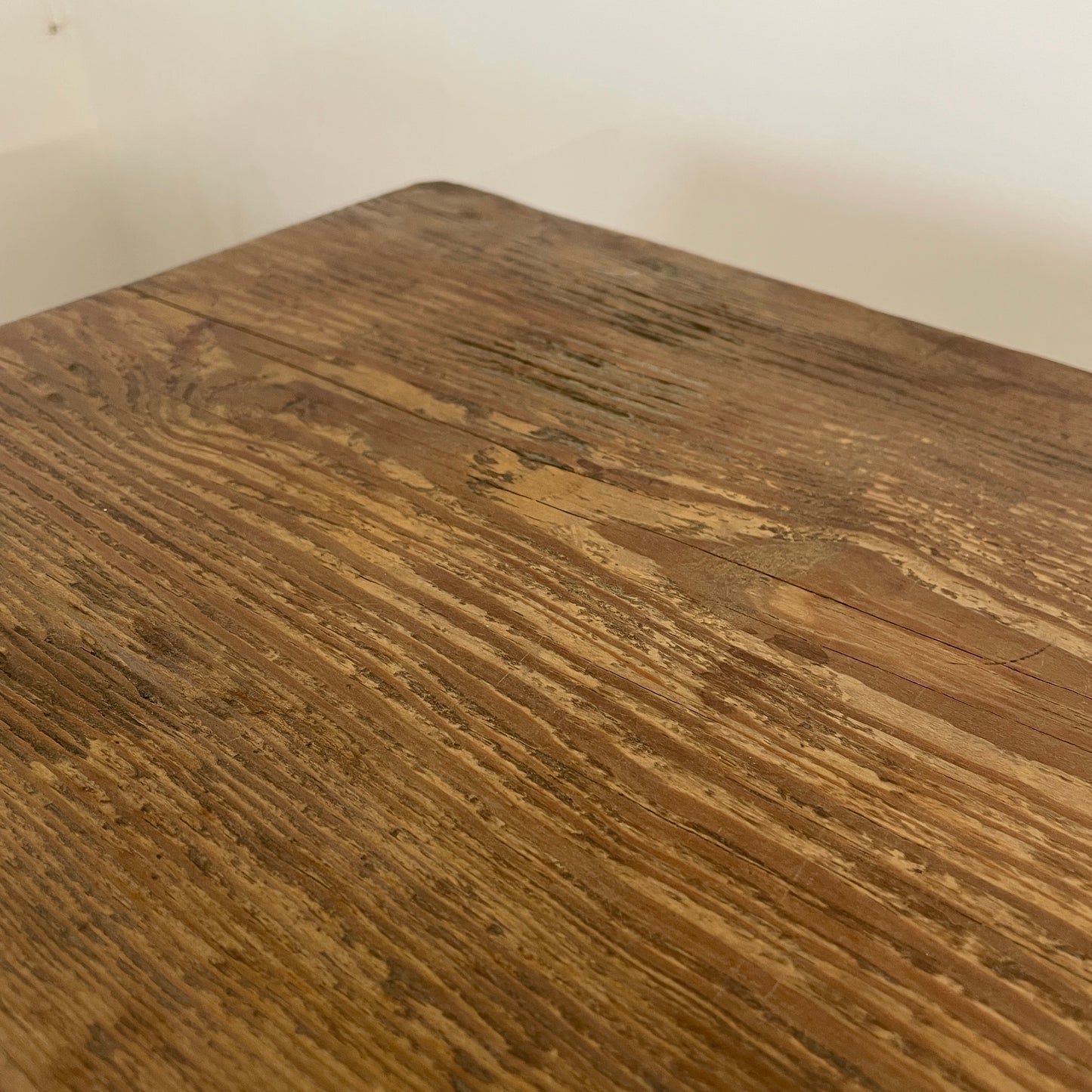 LARGE ANTIQUE PINE THREE DOOR KITCHEN/HALL CABINET
