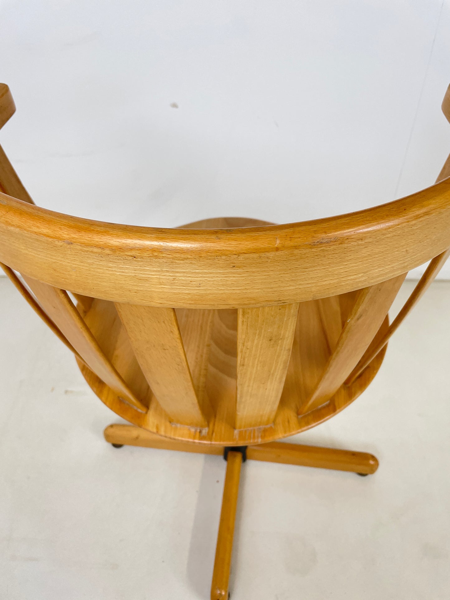 1950s CENTA SWIVEL CHAIRS IN BEECH WOOD