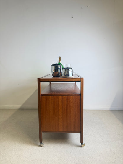 1960s GPLAN TEAK FRESCO BUFFET CART / DTINKS TROLLEY