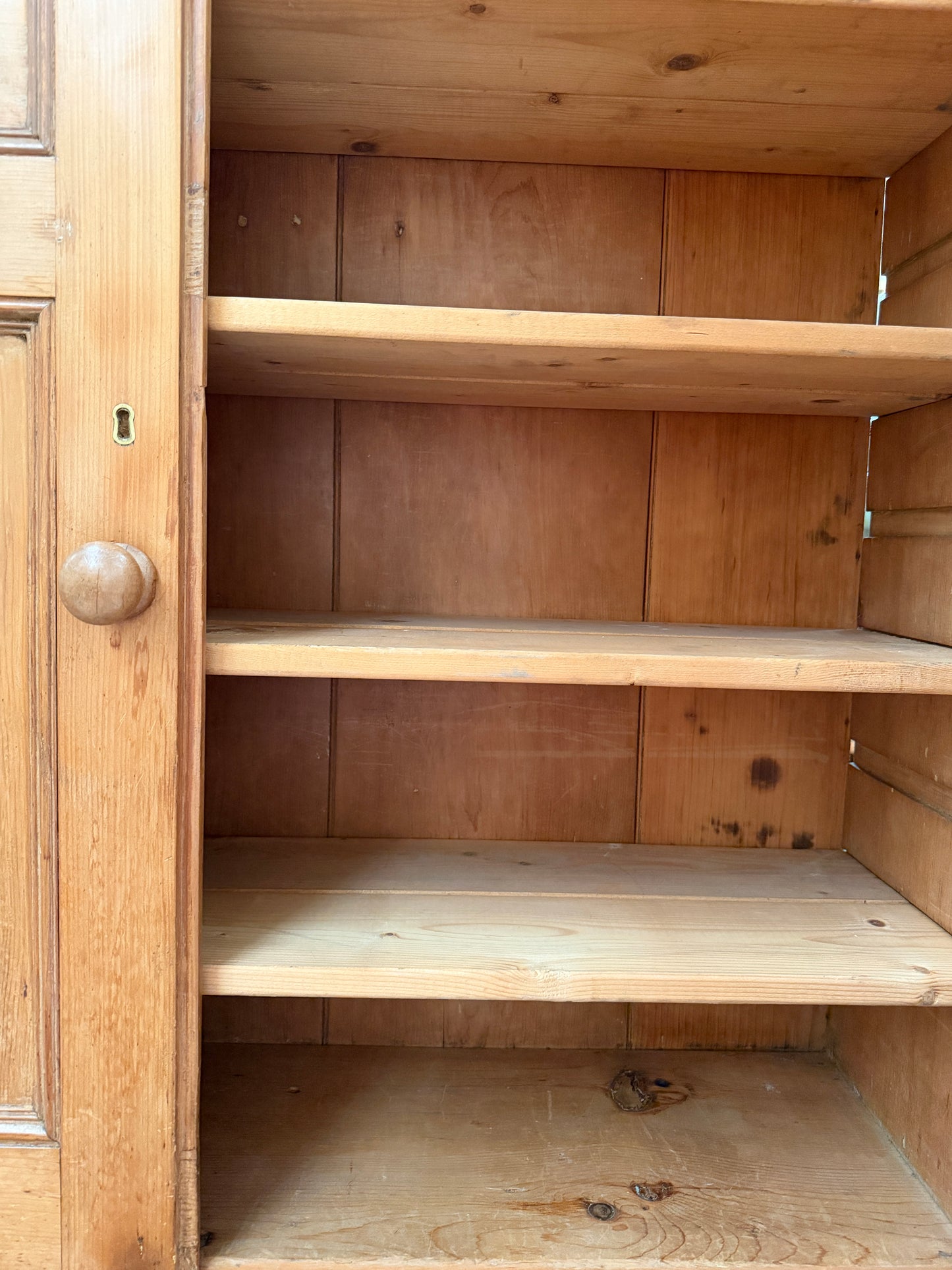 ENGLISH PINE DRESSER/SECRETAIRE WITH DRAWERS