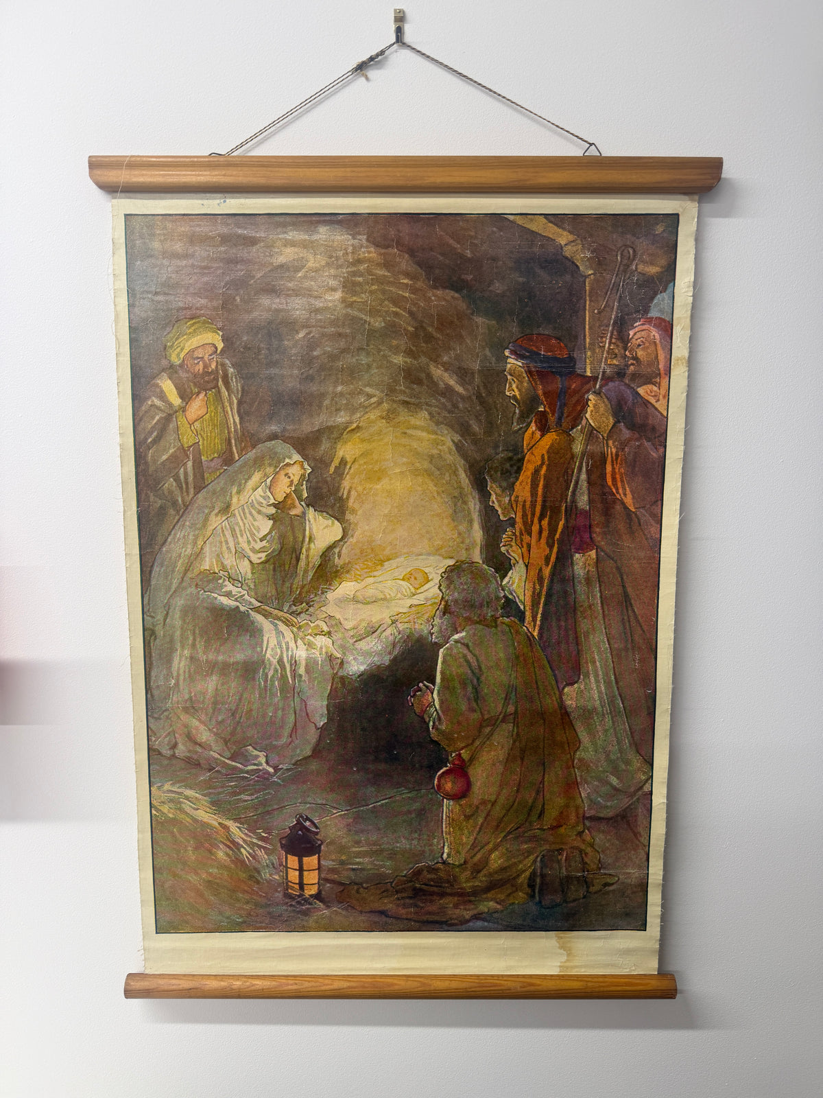 VINTAGE RELIGIOUS WALL HANGING JESUS