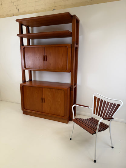 DYRLUND TEAK ROOM DIVIDER BOOKCASE