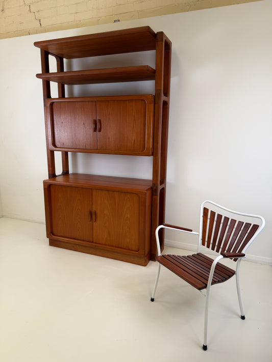 DYRLUND TEAK ROOM DIVIDER BOOKCASE