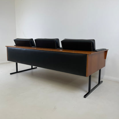 VINTAGE MODERN 3 SEATER SALON SOFA BENCH