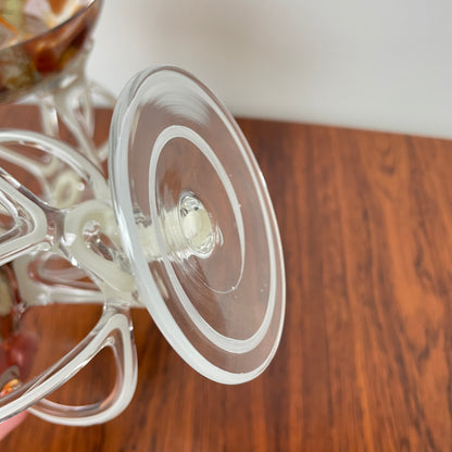 VINTAGE POLISH COMPOTE DISHES BY JOZEF JANKOWSKI