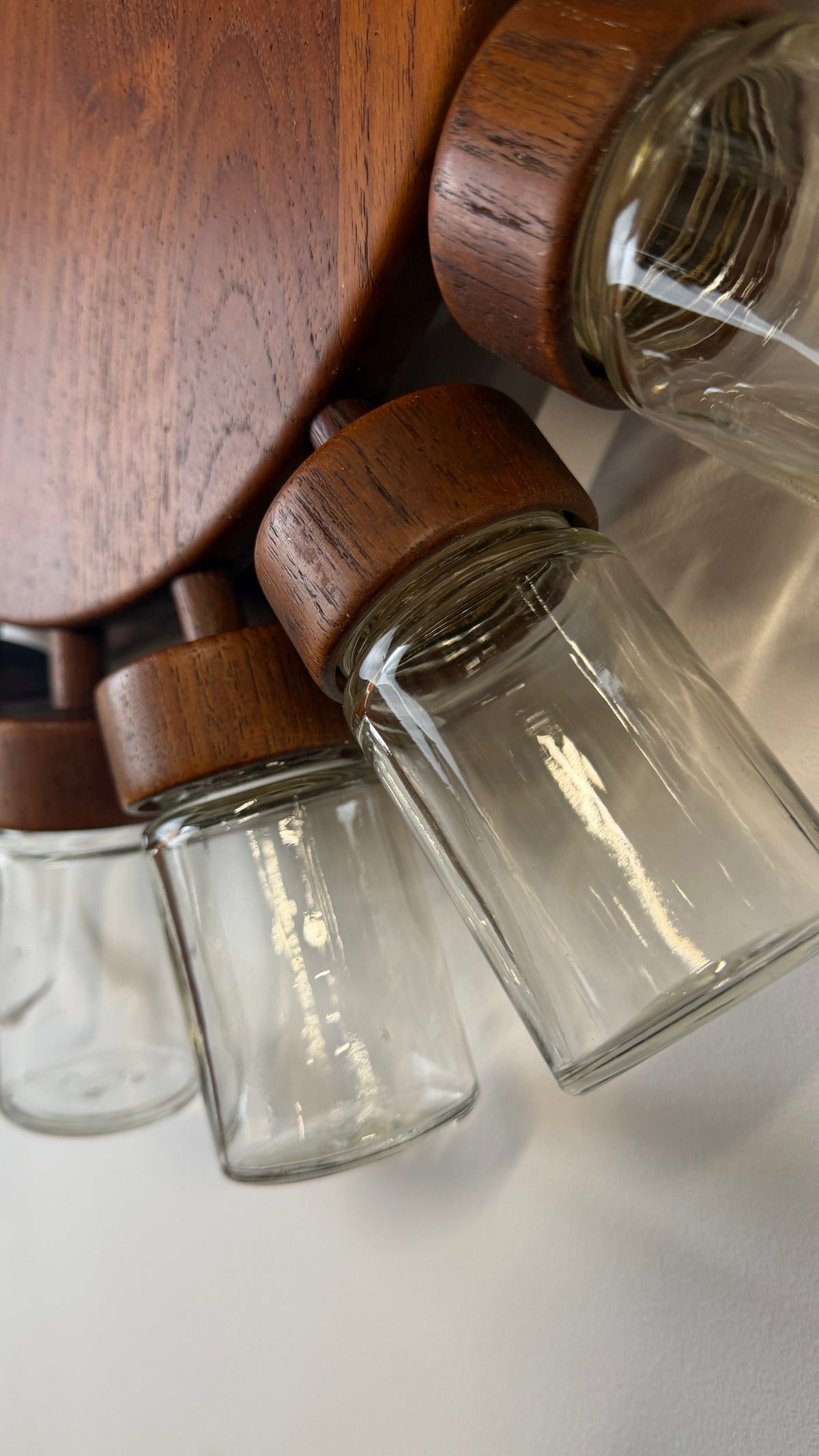 DANISH DIGSMED REVOLVING SPICE WHEEL ORGANISER x 18 JAR