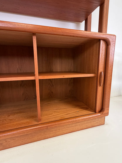 DYRLUND TEAK ROOM DIVIDER BOOKCASE