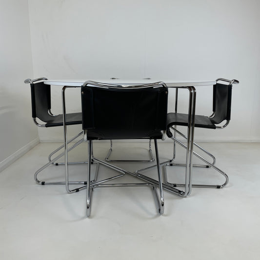 BISCIA TABLE IN WHITE DESIGNED BY PASCAL MOURGUE