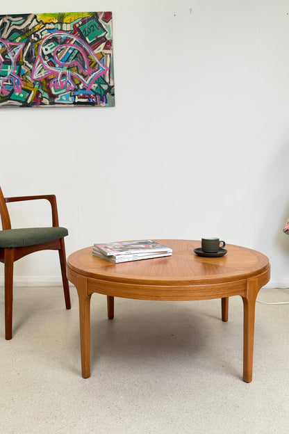 RETRO 60s STONEHILL ROUND STARBURST COFFEE TABLE