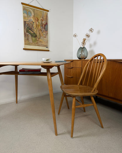 VINTAGE ELM & BEECH ERCOL BREAKFAST TABLE - MODEL 393