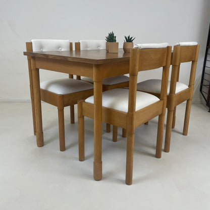 DINETTE TABLE AND CHAIRS IN BEECH
