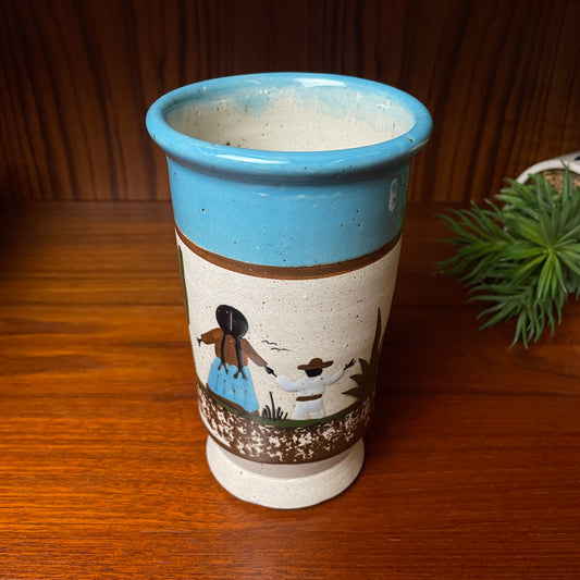VINTAGE MEXICAN FOLK ART VASE