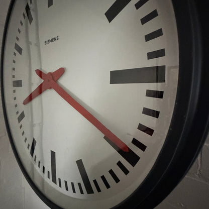 VINTAGE SIEMENS FACTORY CLOCK 70cm