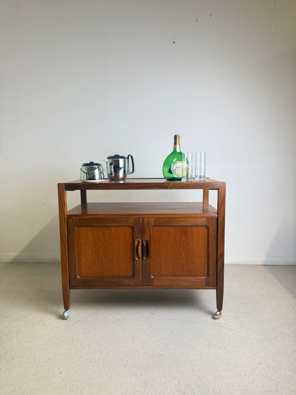 1960s GPLAN TEAK FRESCO BUFFET CART / DTINKS TROLLEY
