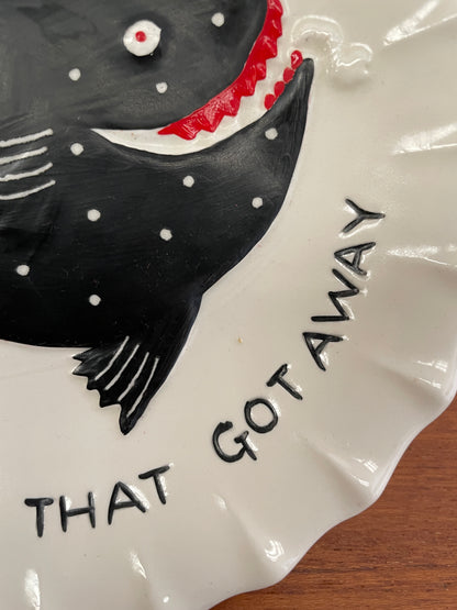 VINTAGE FISH PLATE ‘THE ONE THAT GOT AWAY’