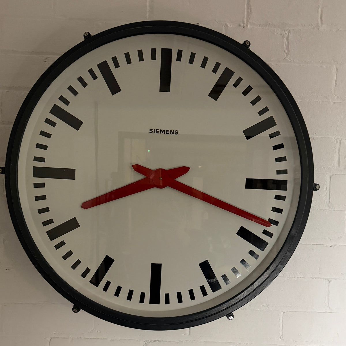 VINTAGE SIEMENS FACTORY CLOCK 70cm