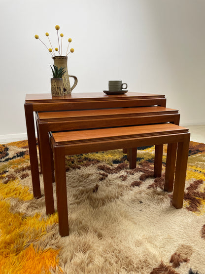 VINTAGE GORDON RUSSELL NEST OF TABLES