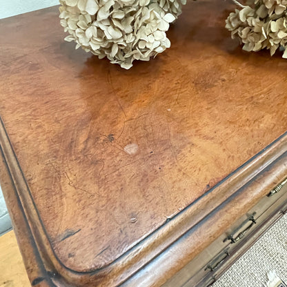 ANTIQUE SATINWOOD CHEST OF DRAWERS