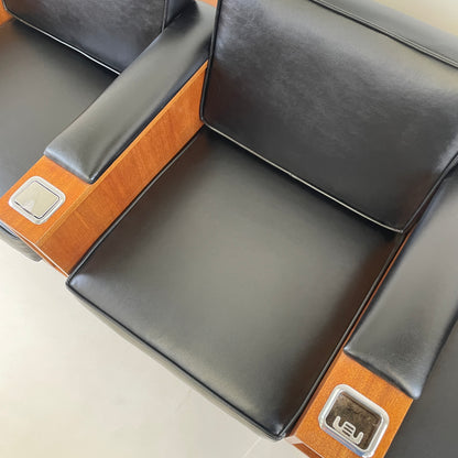 VINTAGE MODERN 3 SEATER SALON SOFA BENCH