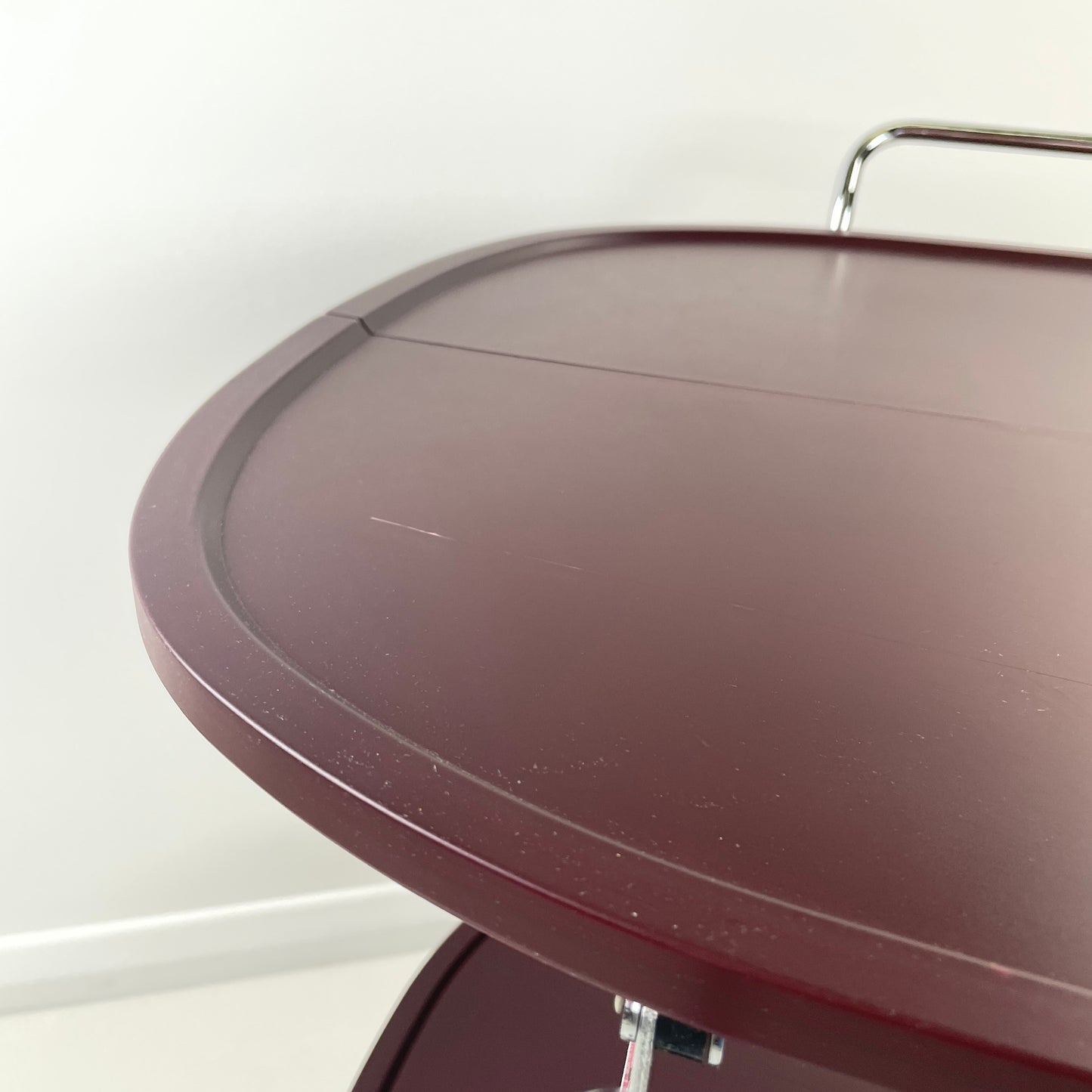 KARTELL GASTONE TROLLEY IN AUBERGINE