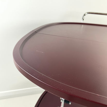 KARTELL GASTONE TROLLEY IN AUBERGINE