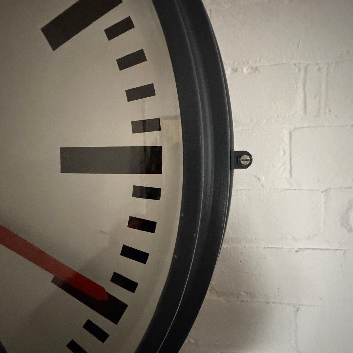 VINTAGE SIEMENS FACTORY CLOCK 70cm