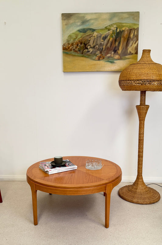 RETRO 60s STONEHILL ROUND STARBURST COFFEE TABLE