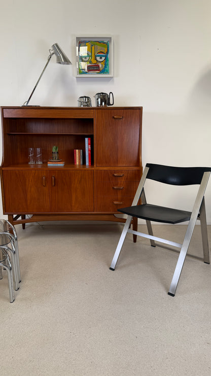 1960s GPLAN TEAK BRASILIA COMPACT SIDEBOARD / DRINKS CABINET