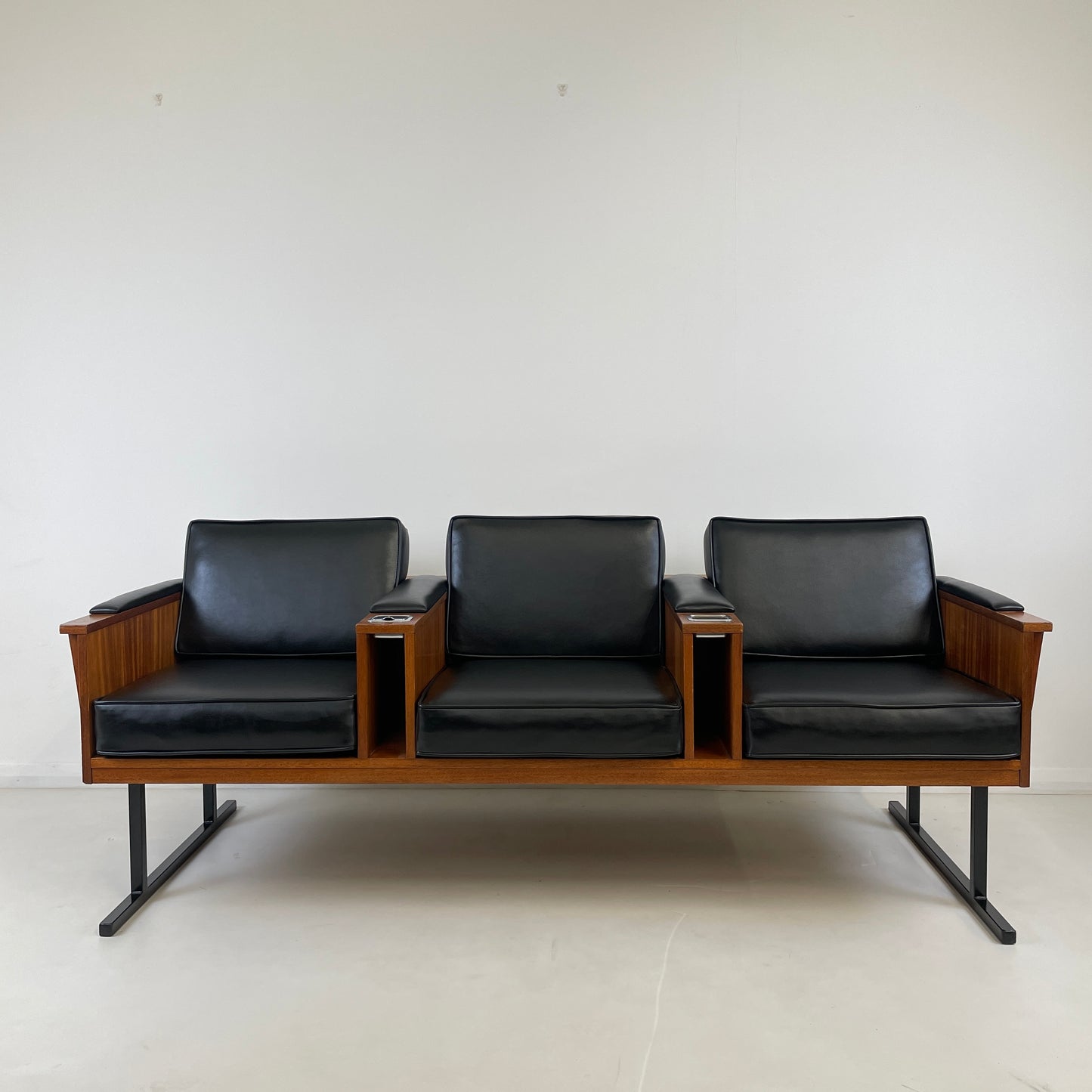 VINTAGE MODERN 3 SEATER SALON SOFA BENCH