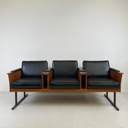 VINTAGE MODERN 3 SEATER SALON SOFA BENCH