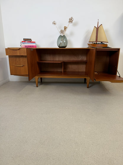 MID-CENTURY TEAK SIDEBOARD / MEDIA UNIT - A H MCINTOSH