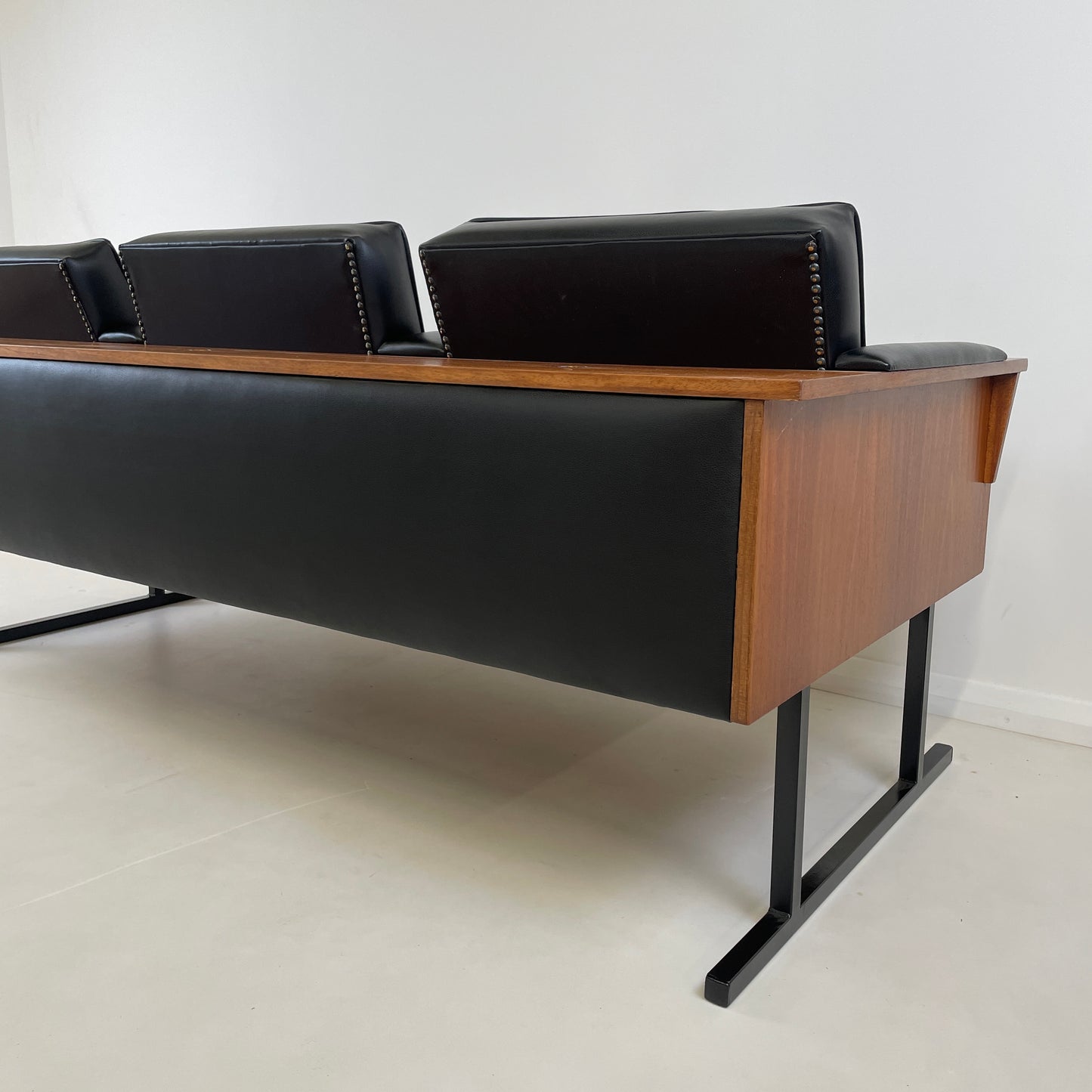 VINTAGE MODERN 3 SEATER SALON SOFA BENCH