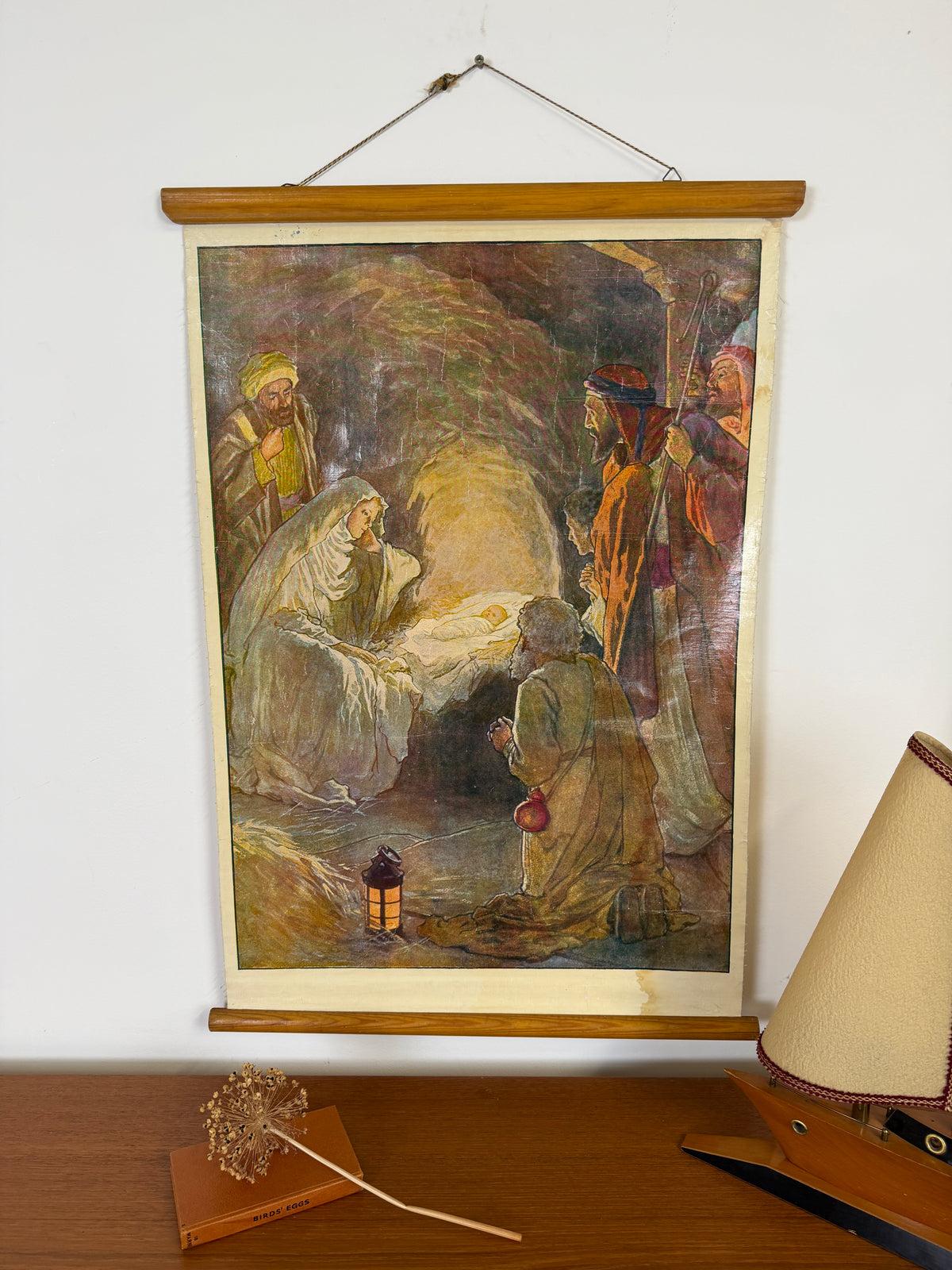 VINTAGE RELIGIOUS WALL HANGING JESUS