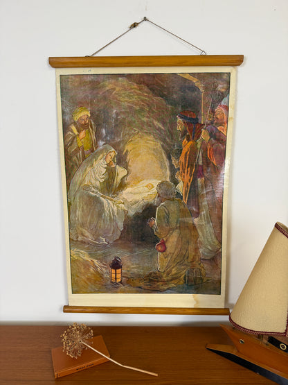 VINTAGE RELIGIOUS WALL HANGING JESUS
