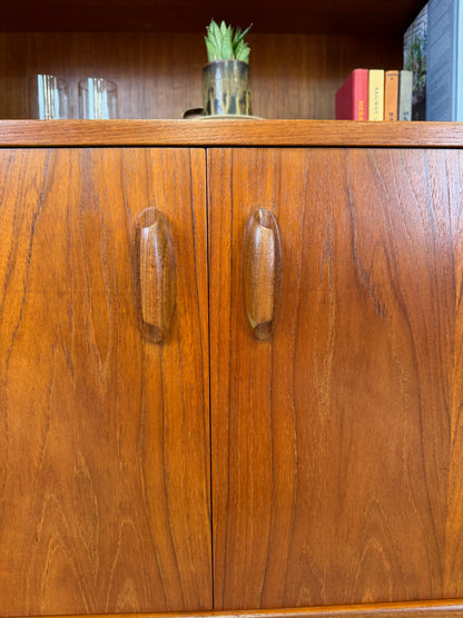 1960s GPLAN TEAK BRASILIA COMPACT SIDEBOARD / DRINKS CABINET