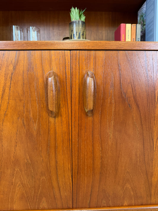 1960s GPLAN TEAK BRASILIA COMPACT SIDEBOARD / DRINKS CABINET