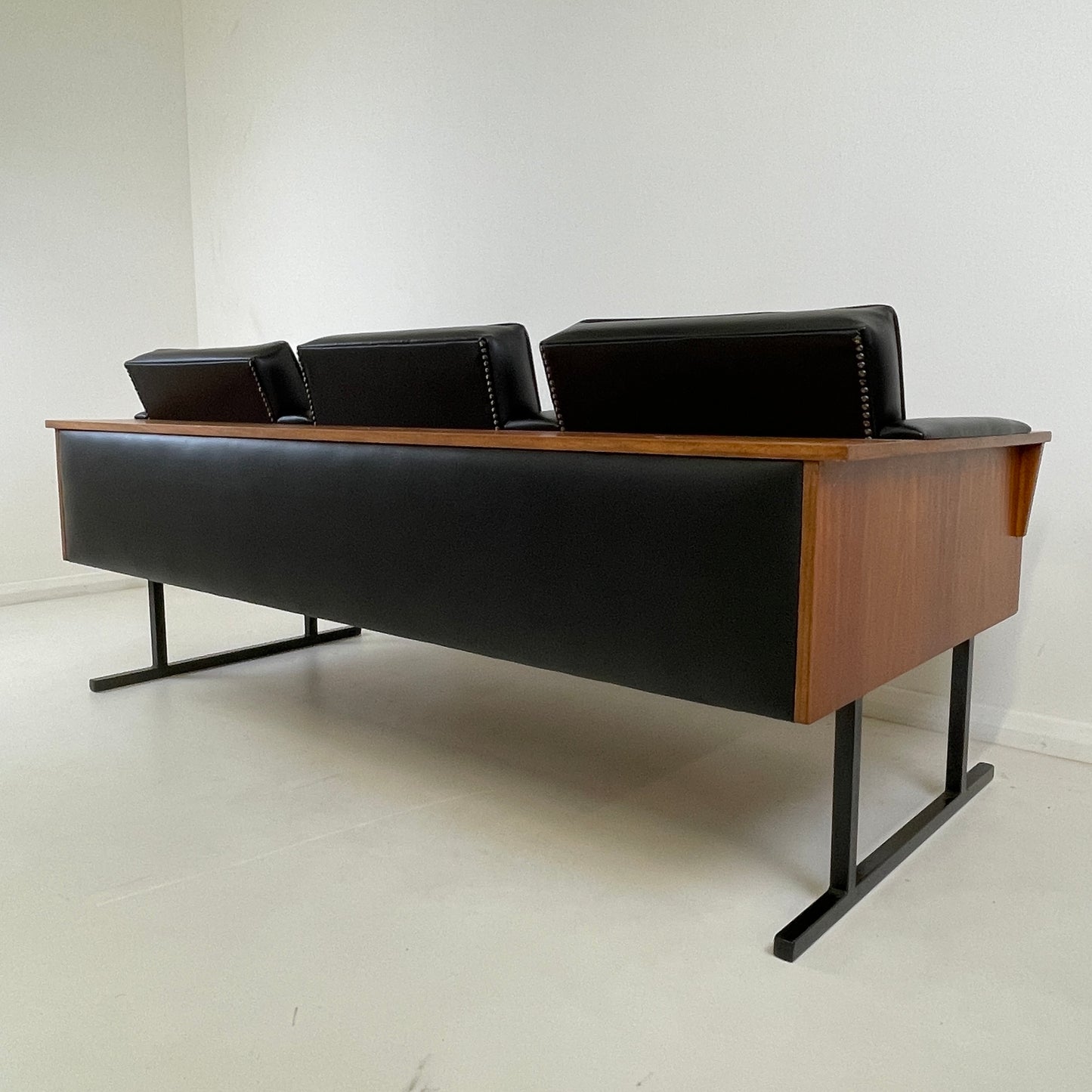 VINTAGE MODERN 3 SEATER SALON SOFA BENCH