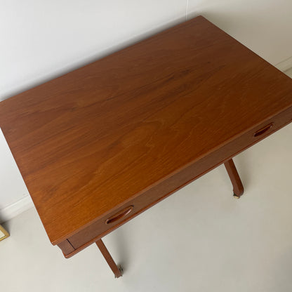 DANISH SEWING TABLE & BASKET