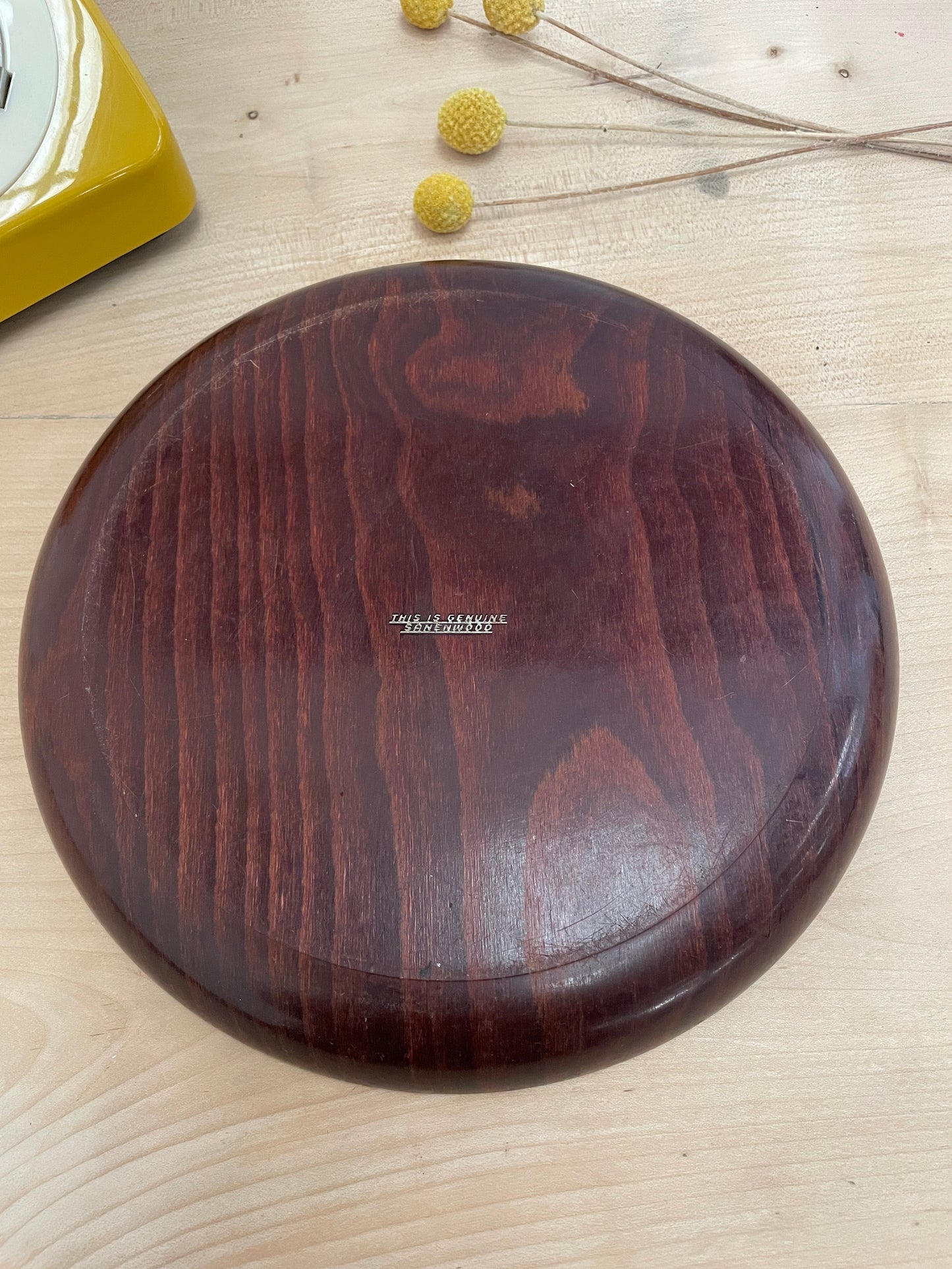 VINTAGE WORTHINGTON BEER WOOD & RESIN TRAY