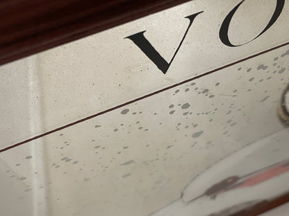 VINTAGE VOGUE ART MIRROR FEBRUARY