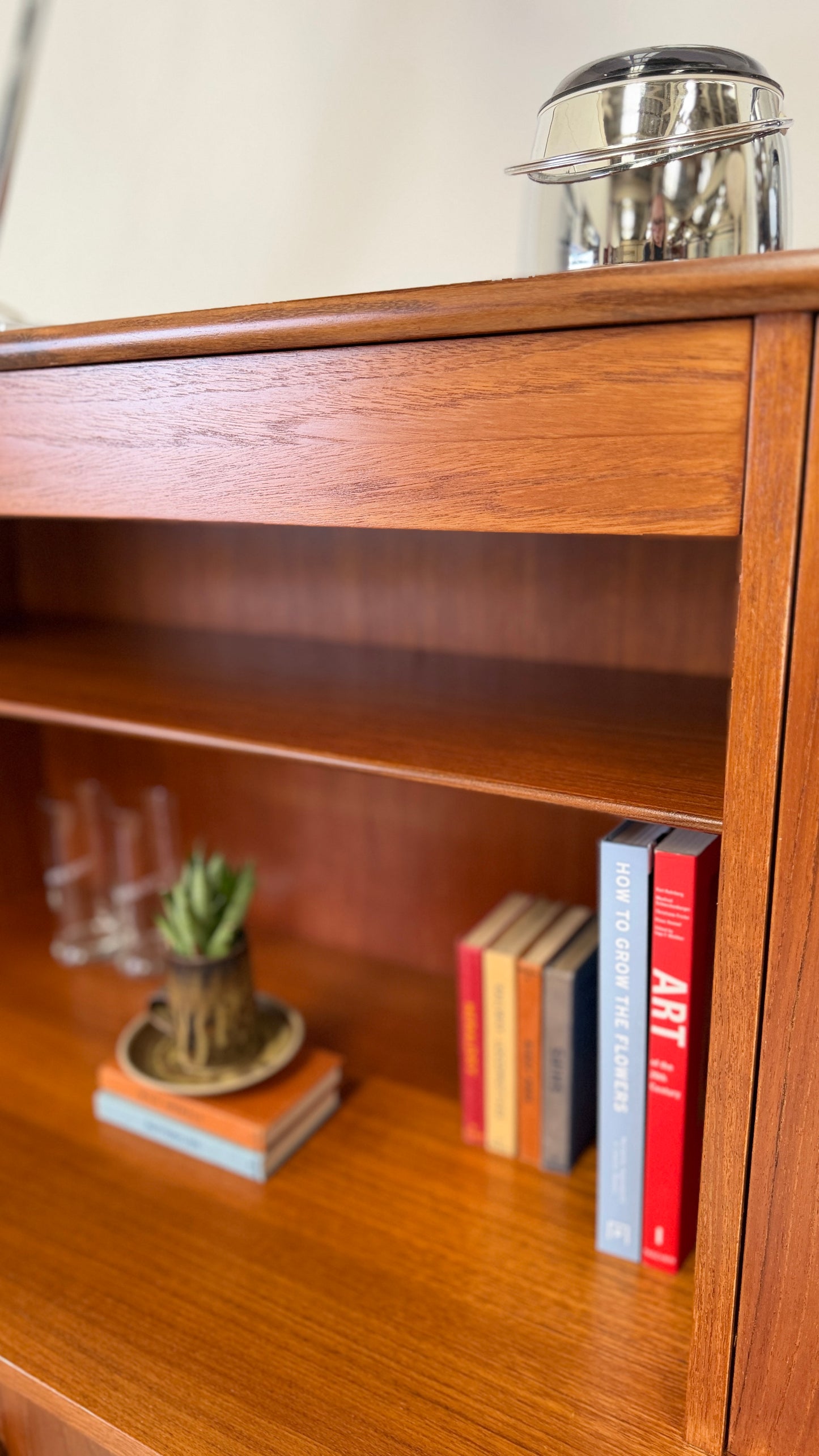 1960s GPLAN TEAK BRASILIA COMPACT SIDEBOARD / DRINKS CABINET